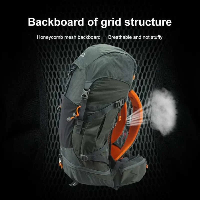 Large Capacity Outdoor Climbing Bag Waterproof Hiking Camping Backpack Women Man Travel Backpack 2024 New Camping Equipment