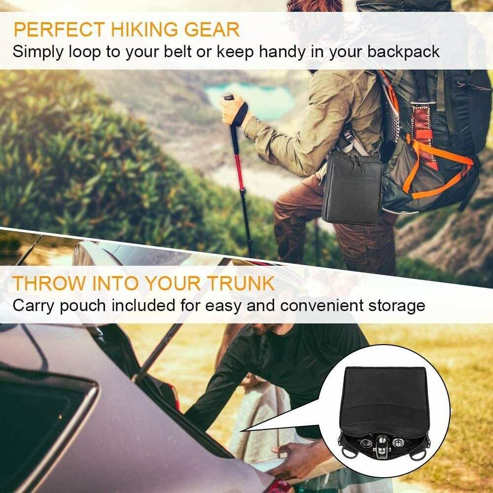 Folding Camping Ax Shovel Set Portable Multi-Function Tool Survival Kits With Waist Pack