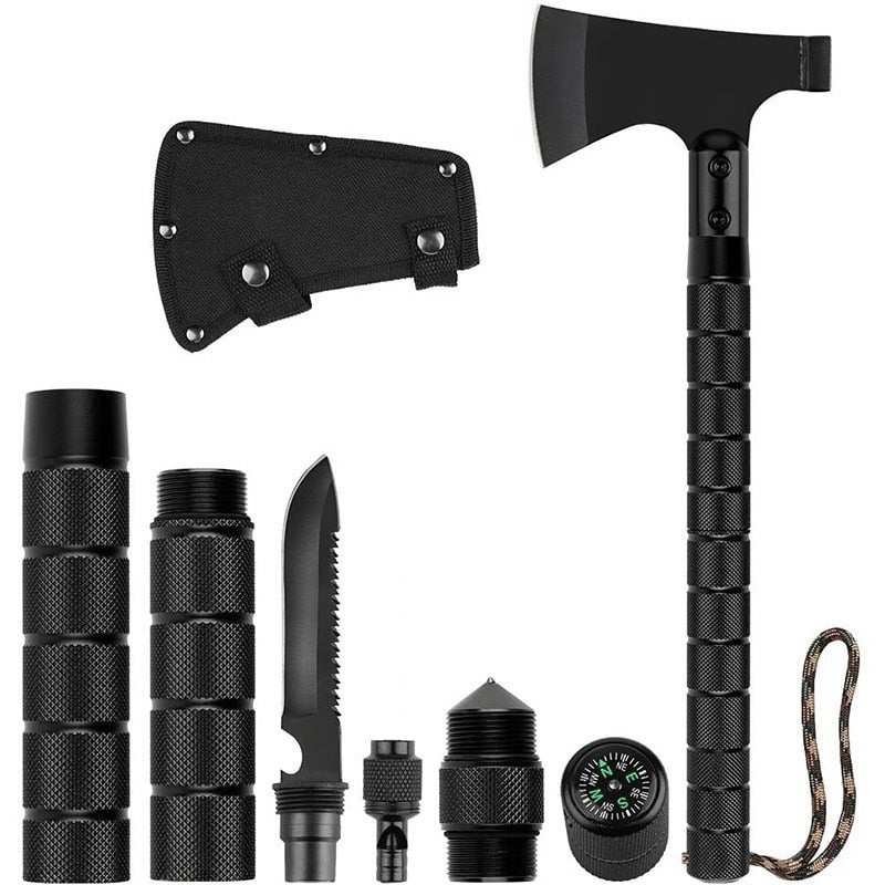 Foldable Axe Multi Tool Kit Camping Hatchet