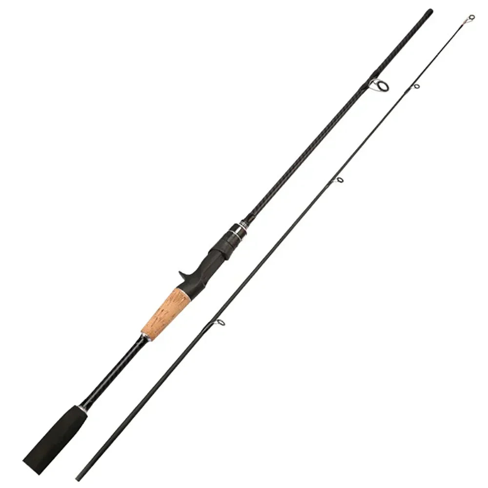 Jigging Bass Trout Fishing Rod. Hard and Fast Ultralight Lure Pole. 2 Sections 1.8m 1.65m Casting Spinning Rod